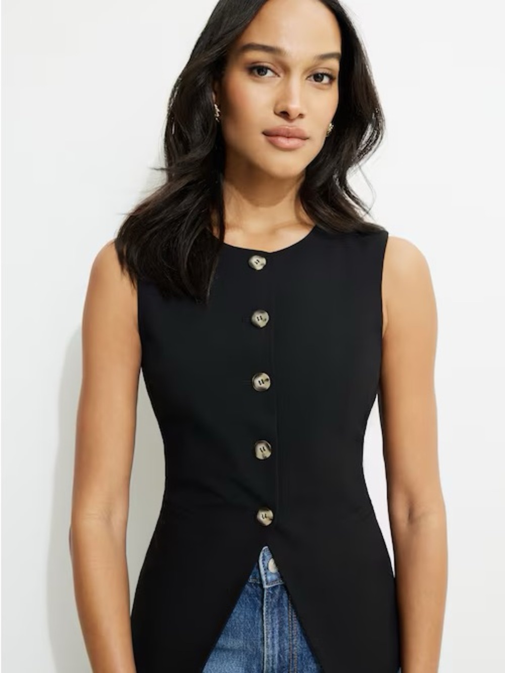 Dynamite Emery Round Neck Vest